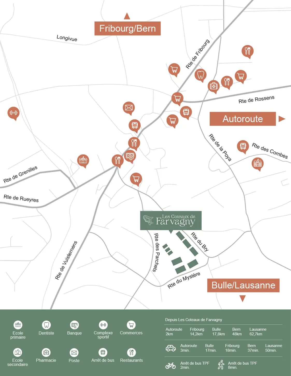 Plan de la localisation du quartier